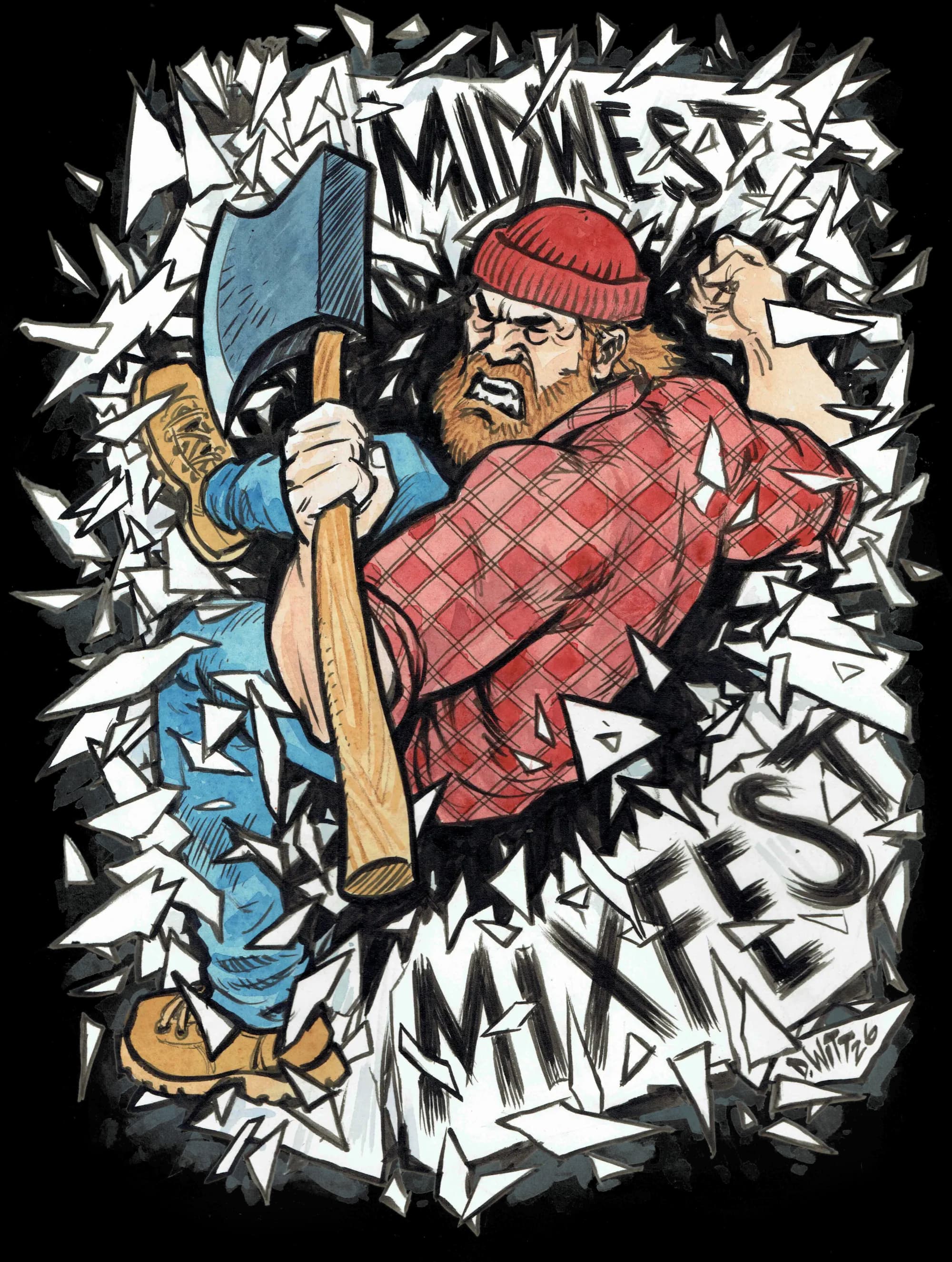 Midwest Mixfest 2026 key art for the Minnesota fighting game major in St Paul MN.